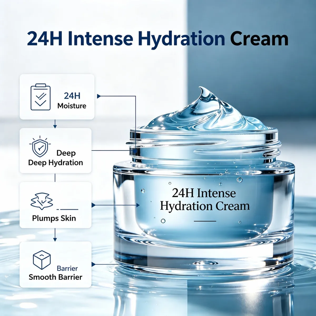 24H Multi-Hyaluronic Hydration Cream: cream, 50 g