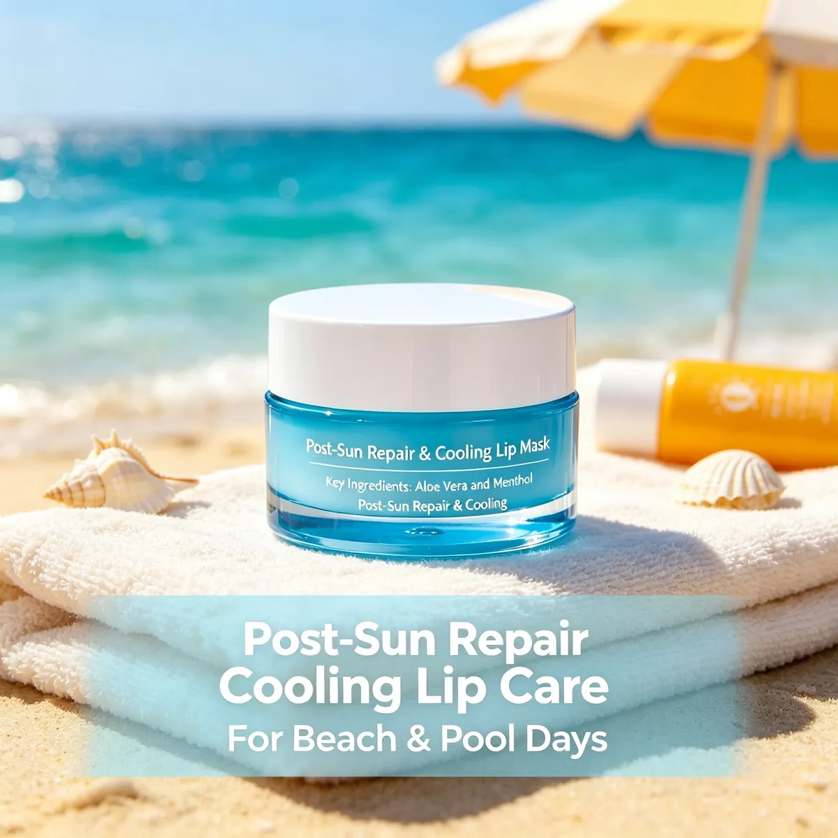 After-Sun Cooling Lip Mask: lip mask, 30 g