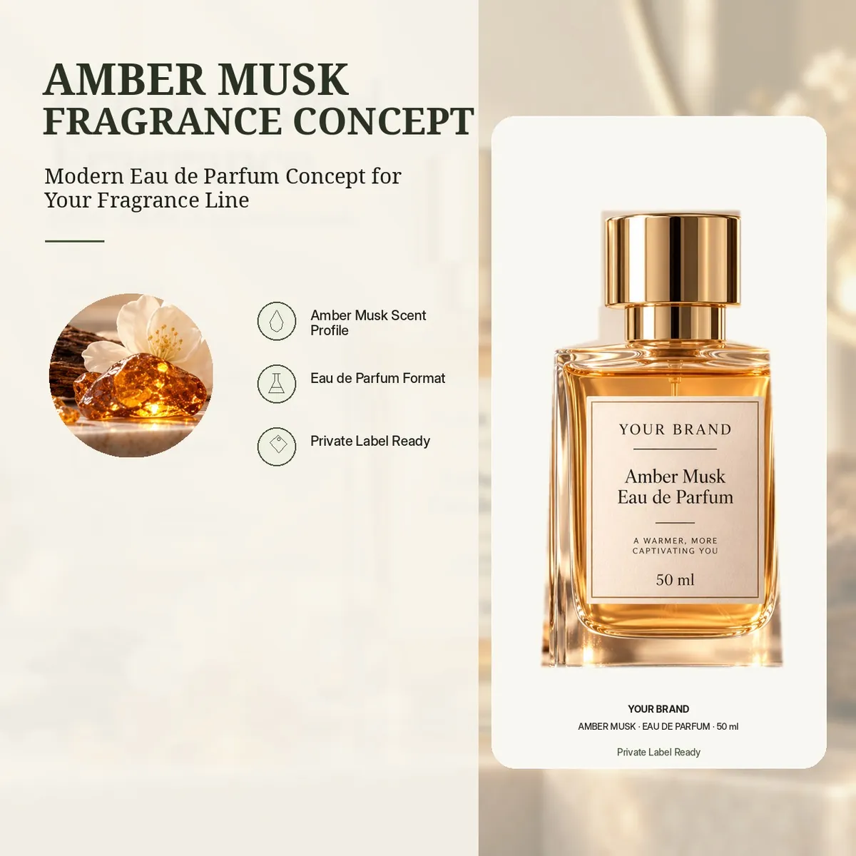Amber Musk Eau de Parfum: eau de parfum, 50 ml