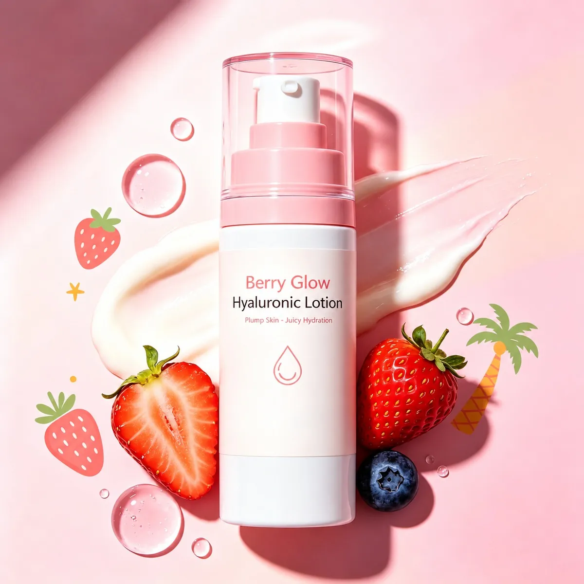 Berry & Hyaluronic Glow Lotion: lotion, 100 g