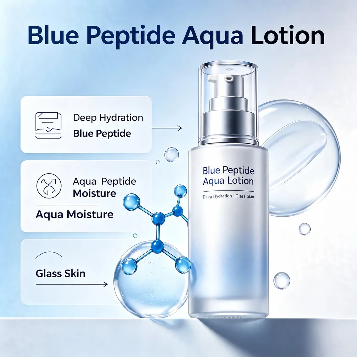 Blue Peptide Aqua Lotion: lotion, 100 g