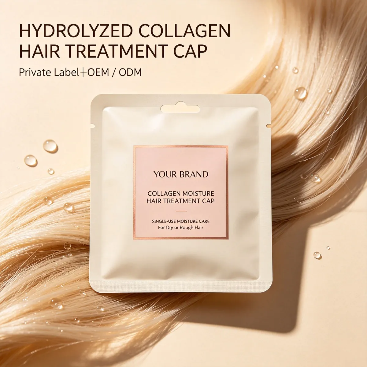Collagen Moisture Hair Treatment Cap: treatment cap
