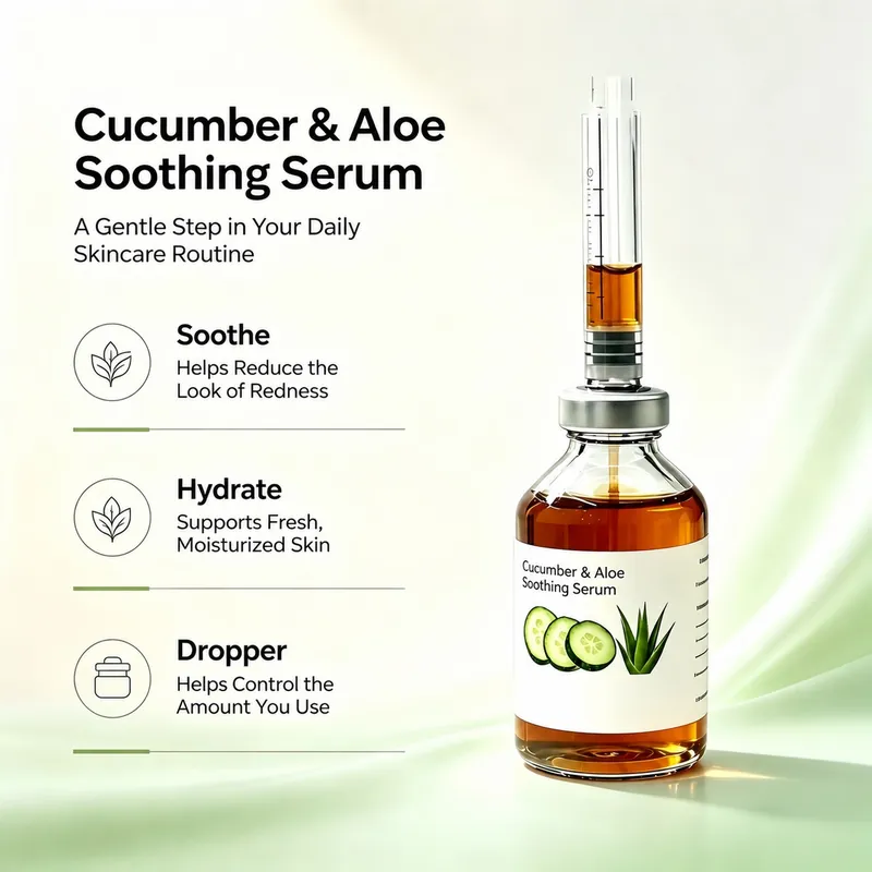 Cucumber & Aloe Concentrated Ampoule Serum: ampoule serum, 30 ml