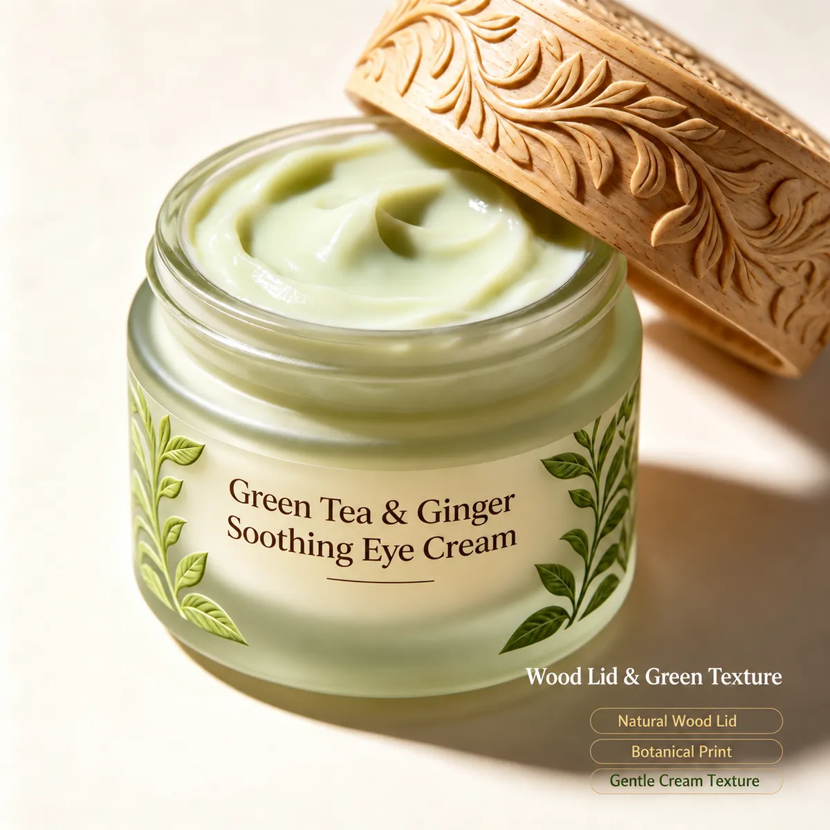 Green Tea & Ginger Soothing Eye Cream: eye cream, 50 g