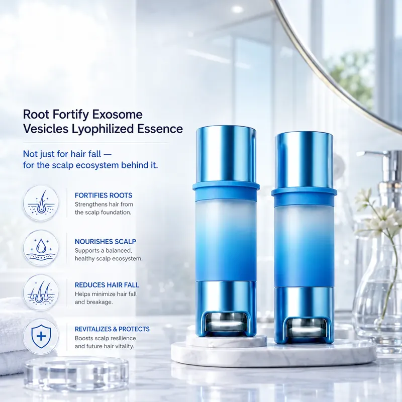 Hop Exosome Scalp Essence — Root Fortify, 7 Sets: scalp essence, (300 mg + 6 ml) × 7 per box