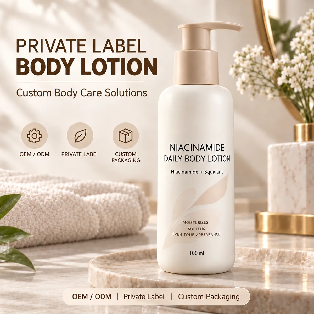 Niacinamide Smoothing Body Lotion: body lotion