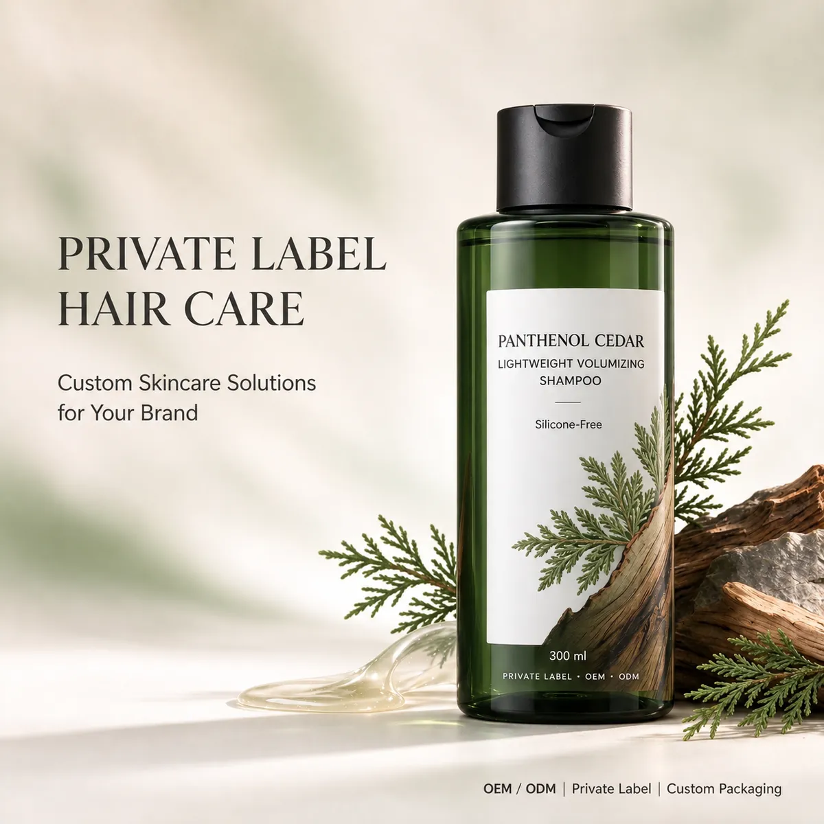 Panthenol & Cedar Volumizing Shampoo: shampoo