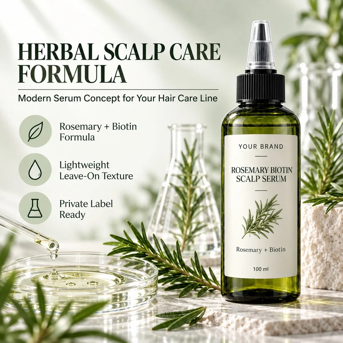 Rosemary & Biotin Scalp Serum: scalp serum