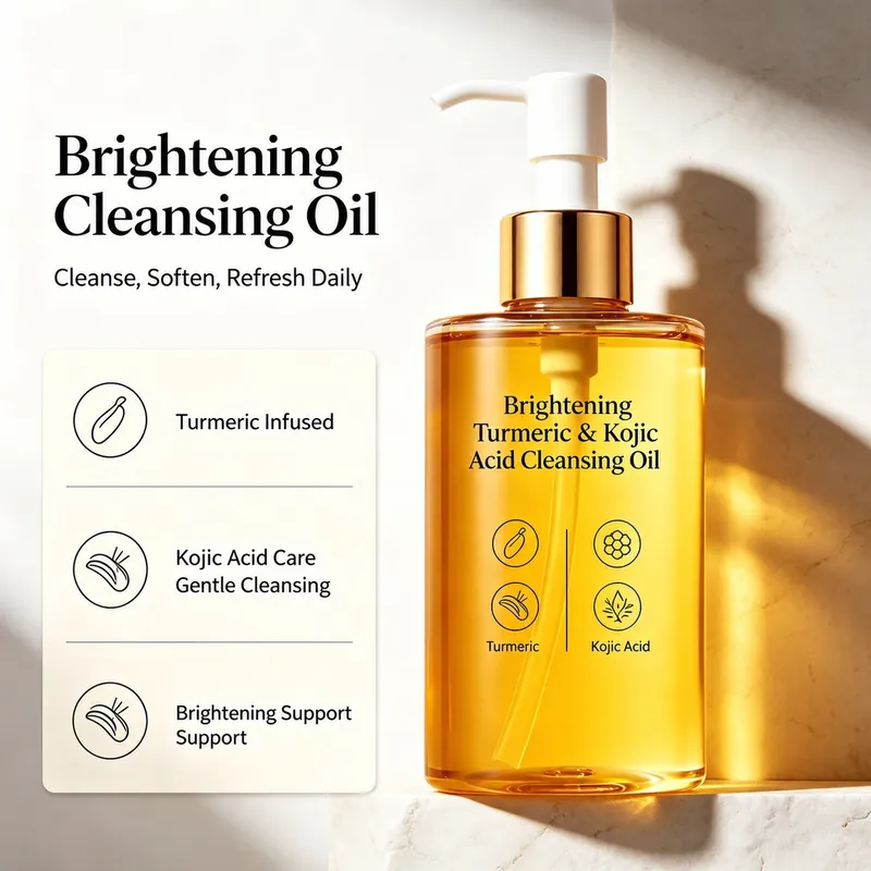 Turmeric & Kojic Acid Brightening Cleansing Oil