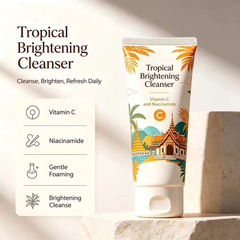 Vitamin C & Niacinamide Brightening Cleanser: cleanser, 100 g